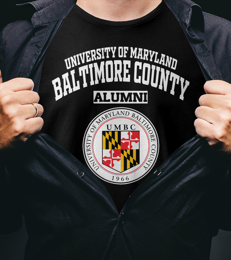 University Of Maryland Baltimore County Alumni Seal UMBC 1966 T-Shirt