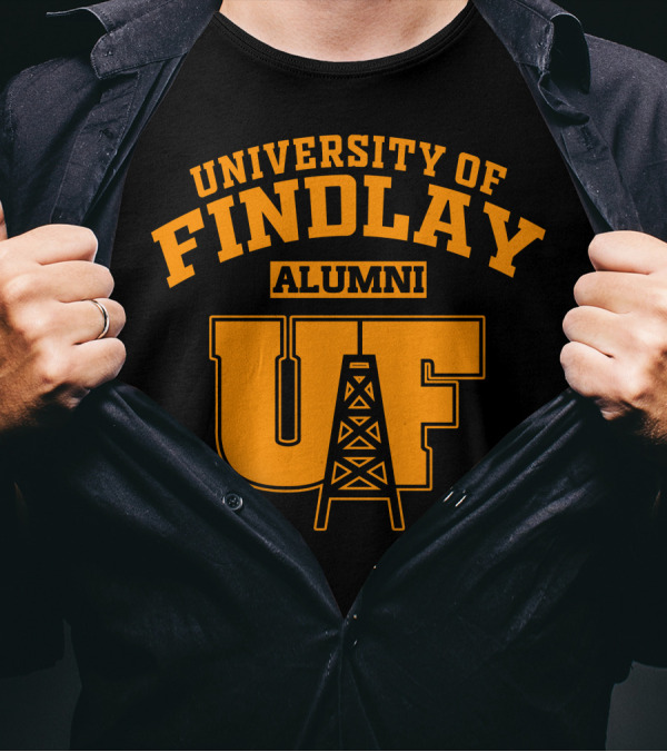 University Of Findlay Alumni UF Oil Derrick T-Shirt