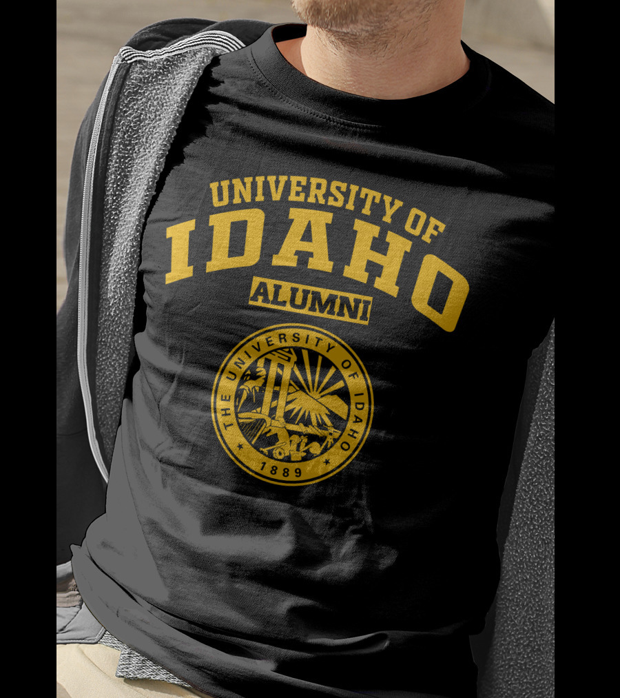 University Of Idaho Alumni 1889 Logo Seal T-Shirt