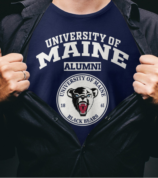 University Of Maine Alumni Black Bears 1865 T-Shirt