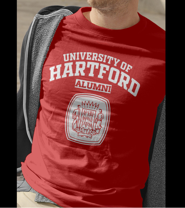 University Of Hartford Alumni AP Humanitatem Crest T-Shirt