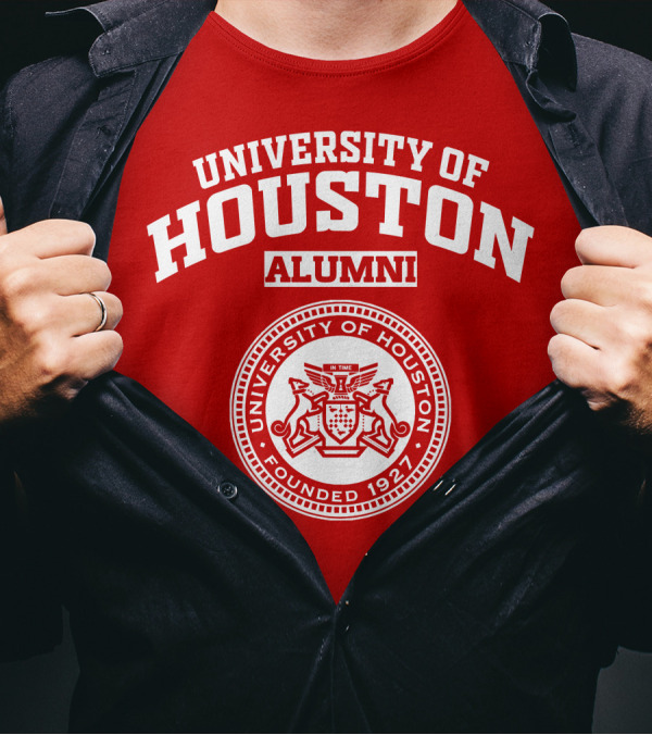 University Of Houston Alumni Founded 1927 Seal T-Shirt