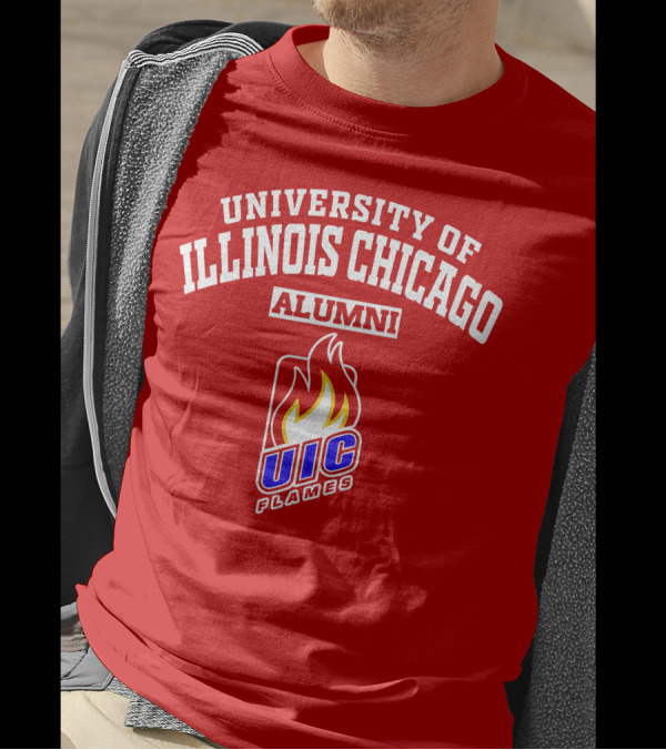 University Of Illinois Chicago UIC Flames Alumni T-Shirt