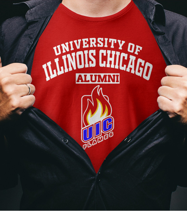 University Of Illinois Chicago UIC Flames Alumni T-Shirt
