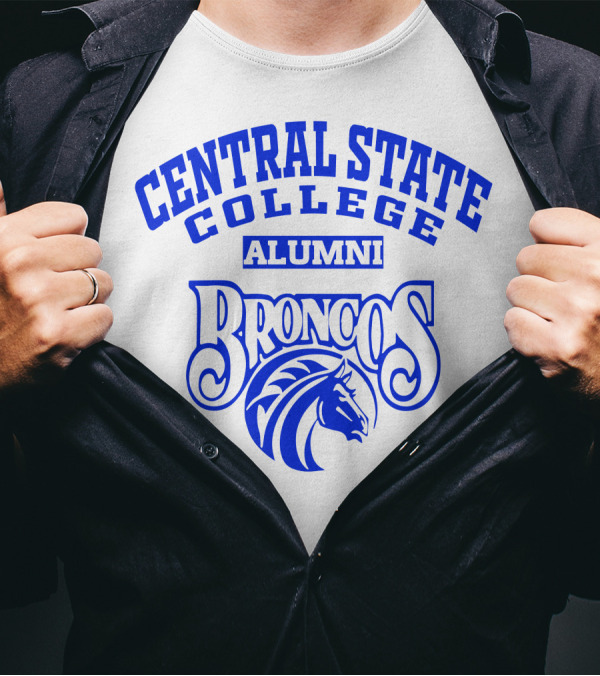 Central State College Alumni Broncos T-Shirt