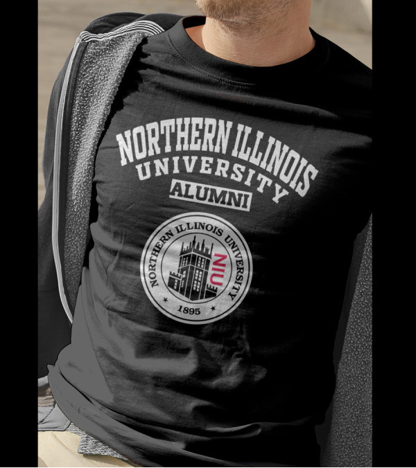 Northern Illinois University Alumni 1895 Seal NIU T-Shirt