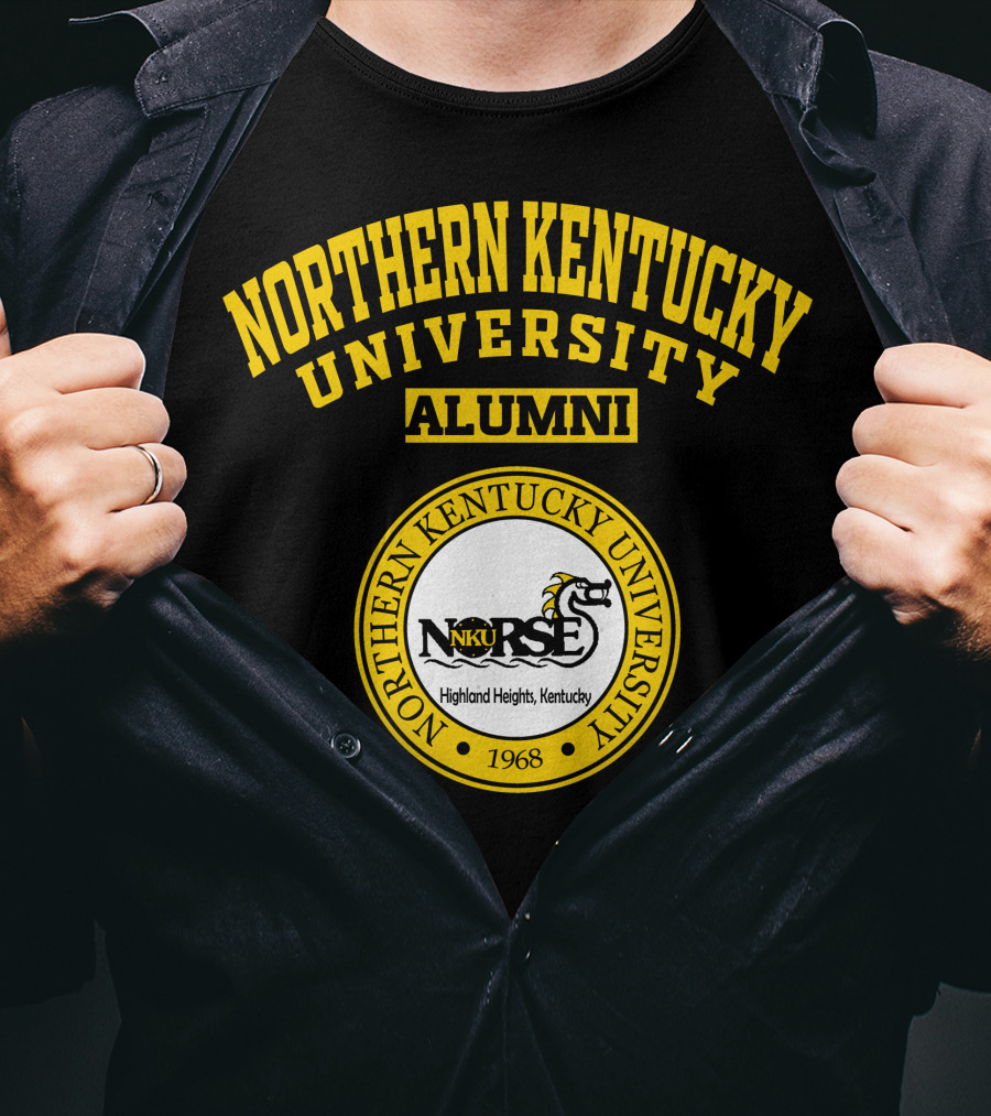 Northern Kentucky University Alumni Norse Highland Heights Kentucky 1968 T-Shirt