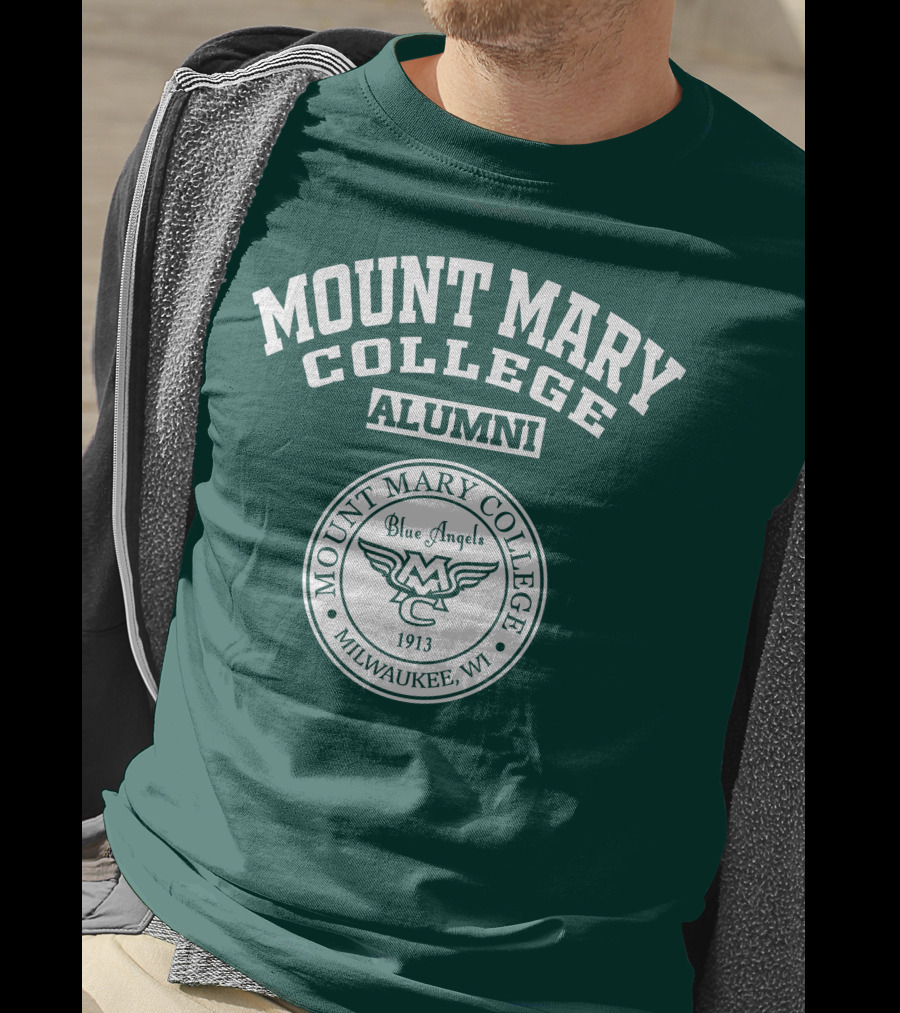 Mount Mary College Alumni Blue Angels Mc 1913 Milwaukee WI T-Shirt