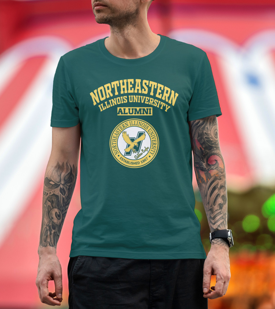Northeastern Illinois University Alumni Golden Eagles Established 1867 T-Shirt