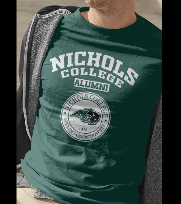 Nichols College Alumni Dudley Massachusetts 1915 NC Bison T-Shirt