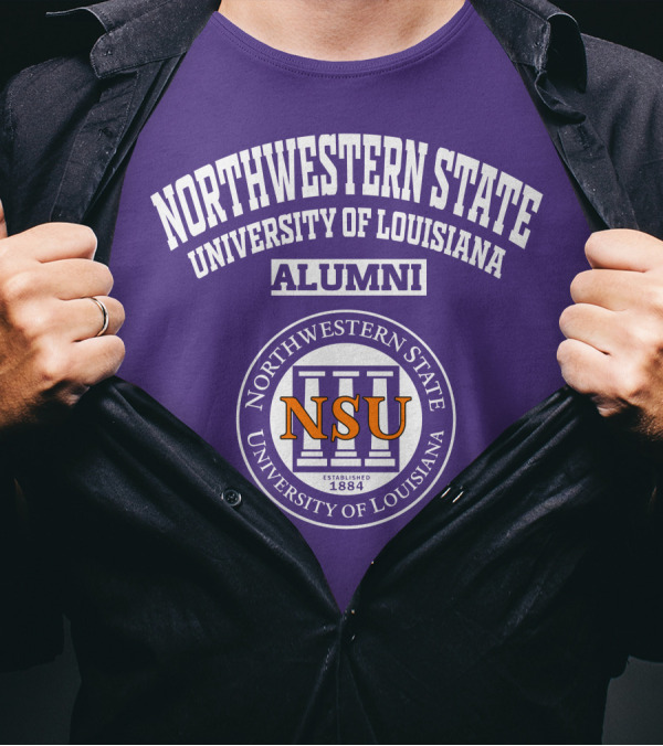 Northwestern State University Of Louisiana Alumni NSU Established 1884 T-Shirt
