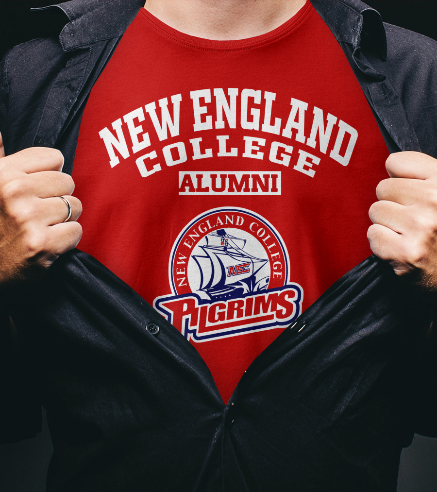 New England College Alumni Pilgrims NEC T-Shirt