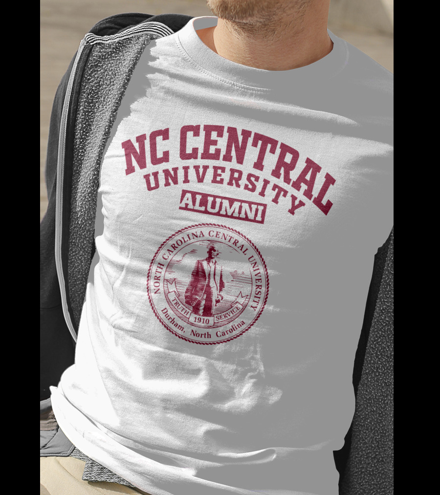 NC Central University Alumni North Carolina Central University Seal Durham 1910 Truth Service T-Shirt