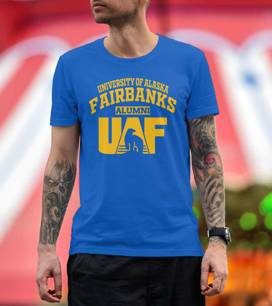 University of Alaska Fairbanks Alumni UAF Bear T-Shirt