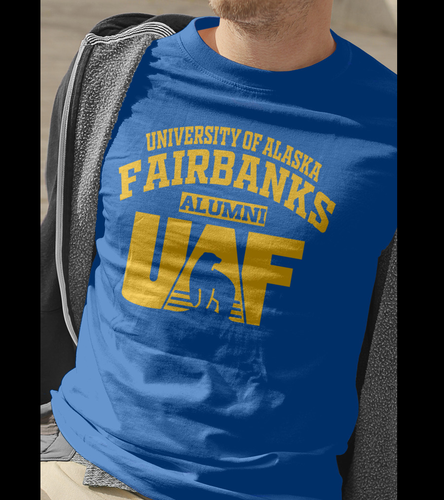 University Of Alaska Fairbanks Alumni UAF Bear T-Shirt