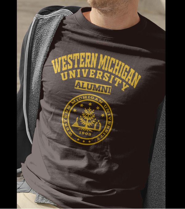 Western Michigan University Alumni 1903 Seal T-Shirt