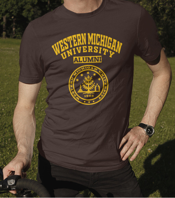 Western Michigan University Alumni 1903 Seal T-Shirt