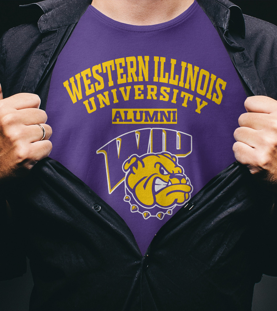 Western Illinois University Alumni WIU Bulldog T-Shirt