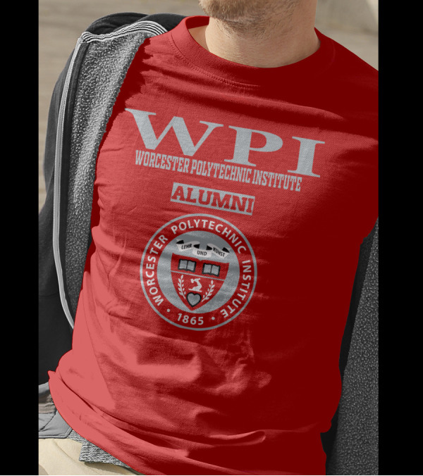 Worcester Polytechnic Institute WPI Alumni Seal 1865 T-Shirt