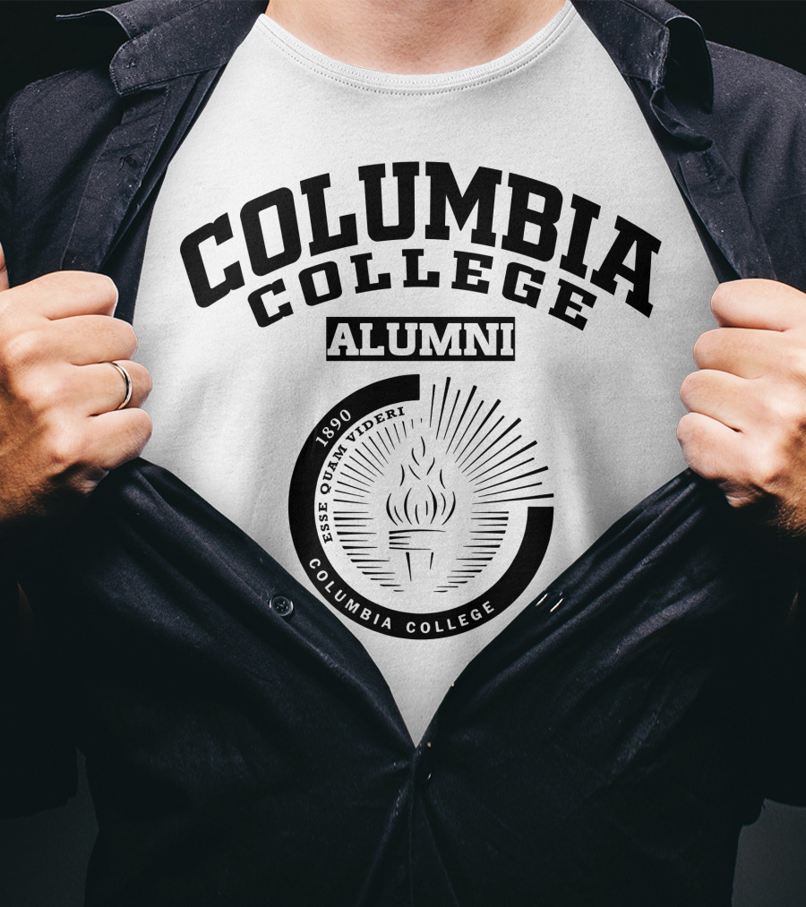 Columbia College Alumni Esse Quam Videri 1890 T-Shirt