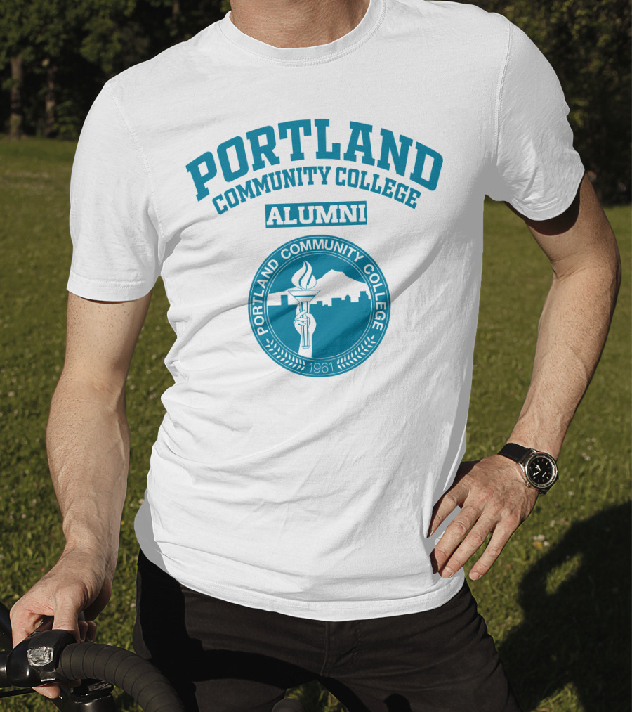 Portland Community College Alumni 1961 Torch Emblem T-Shirt