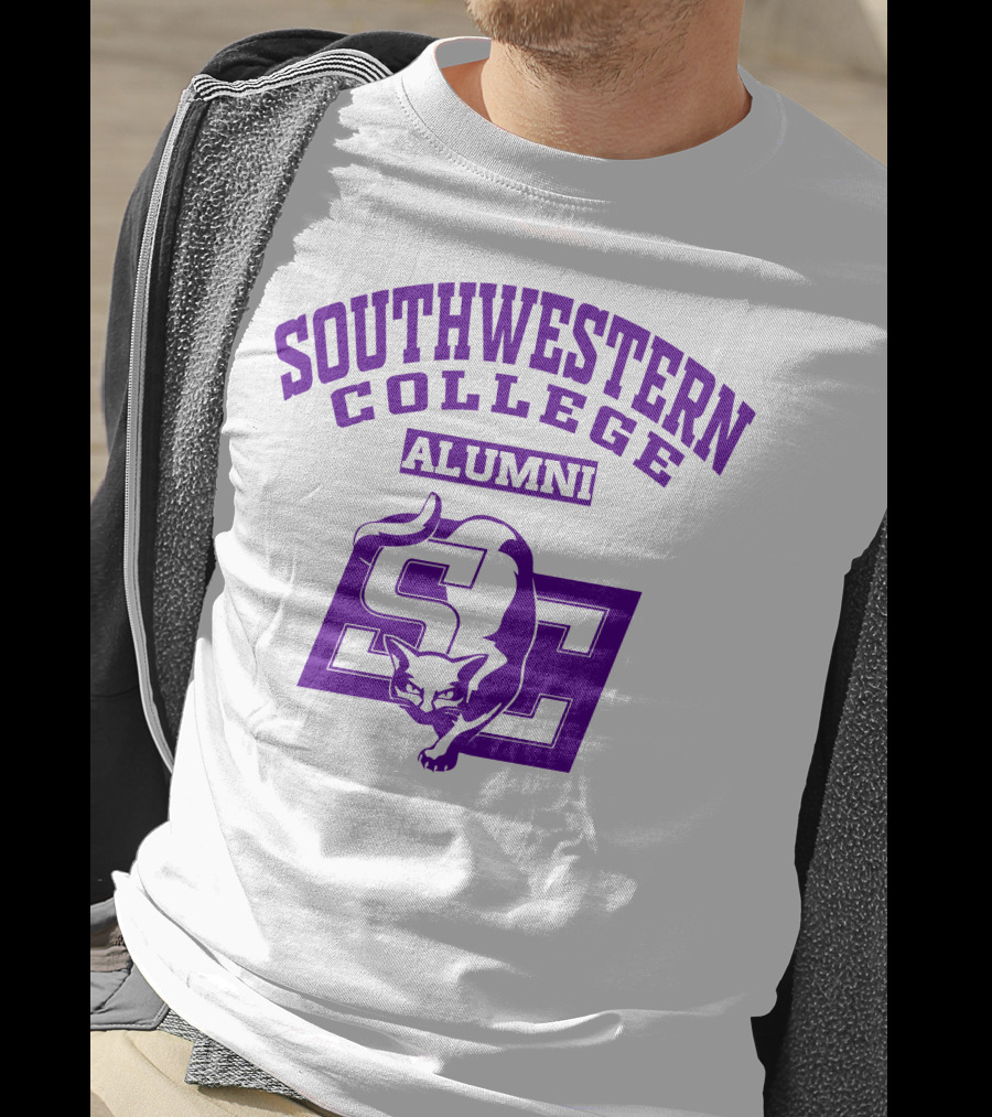 Southwestern College Alumni SC Logo With Cougar T-Shirt