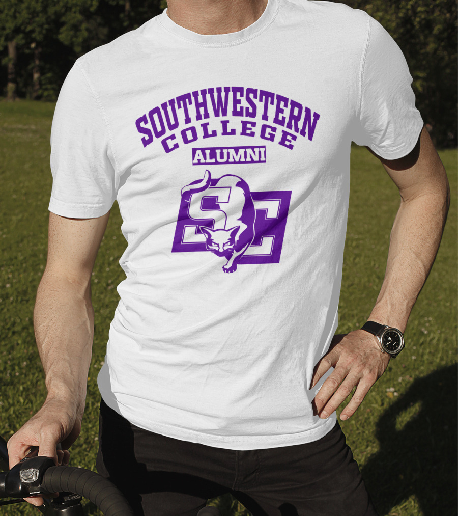 Southwestern College Alumni SC Logo With Cougar T-Shirt