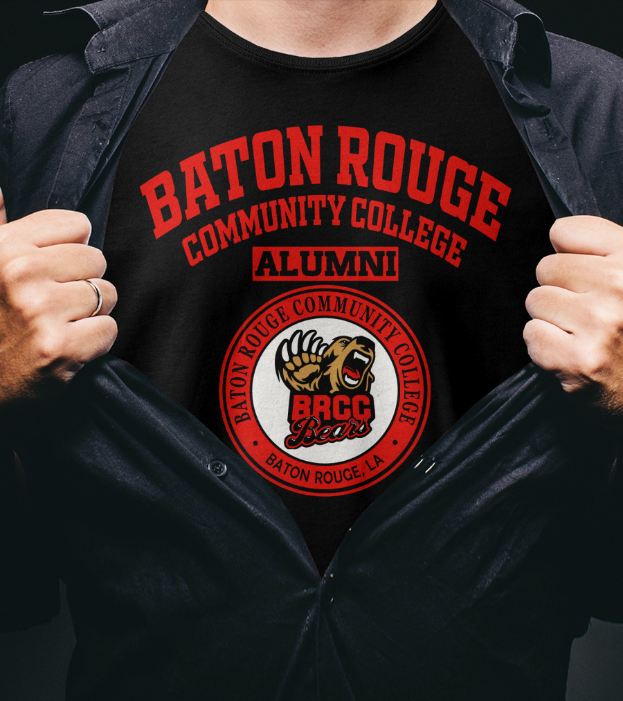 Baton Rouge Community College Alumni BRCC Bears Baton Rouge LA T-Shirt