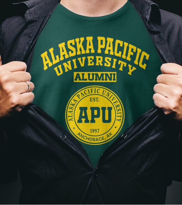 Alaska Pacific University Alumni APU Est. 1957 Anchorage AK T-Shirt