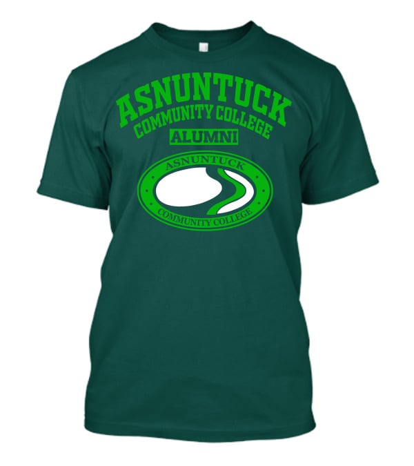 Asnuntuck Community College Alumni With Oval Emblem T-Shirt