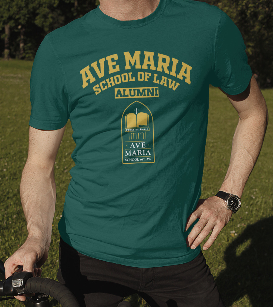 Ave Maria School Of Law Alumni Fides Et Ratio Crest T-Shirt