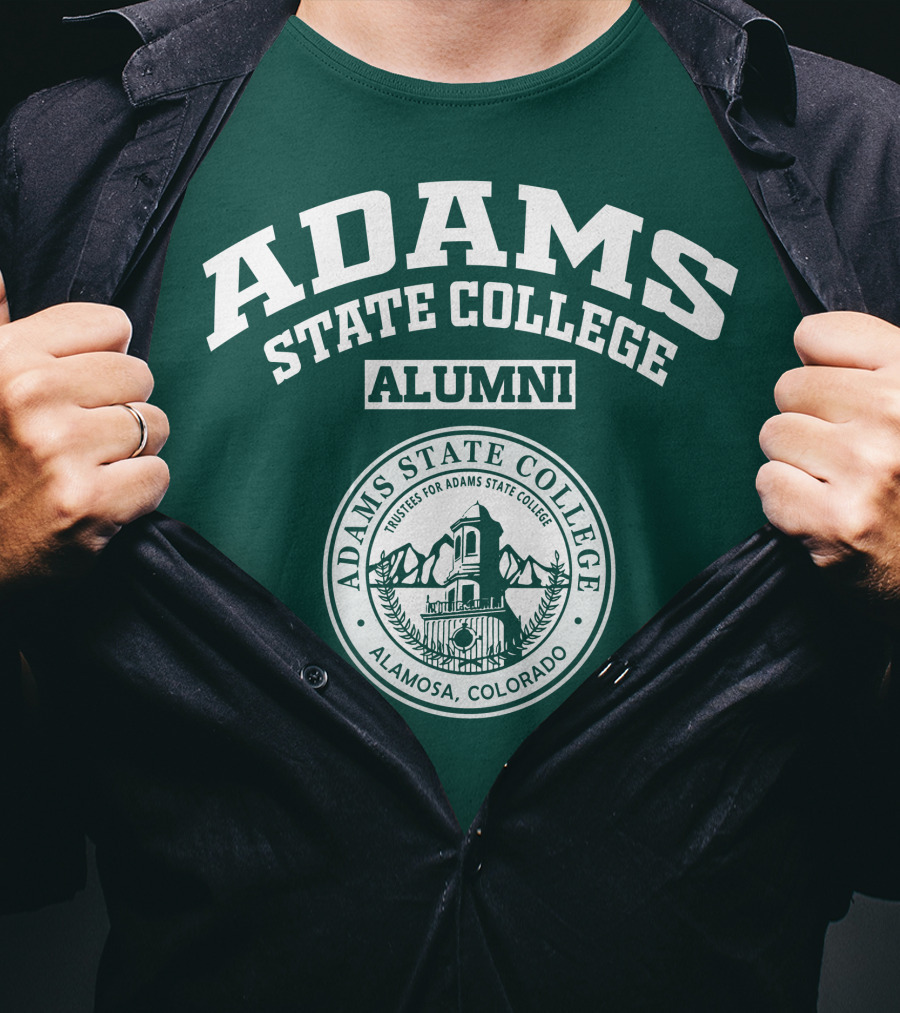 Adams State College Alumni Alamosa Colorado Trustees Seal T-Shirt