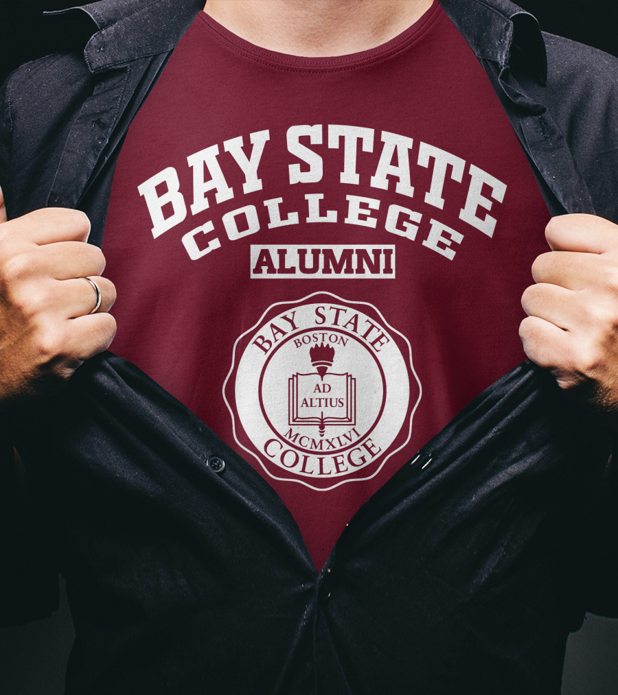 Bay State College Alumni Boston Emblem MCMXIV T-Shirt