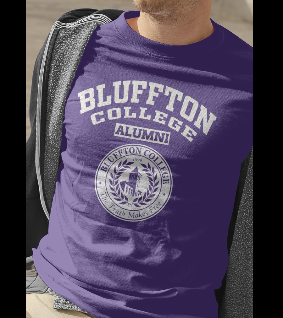 Bluffton College Alumni The Truth Makes Free 1899 Seal T-Shirt