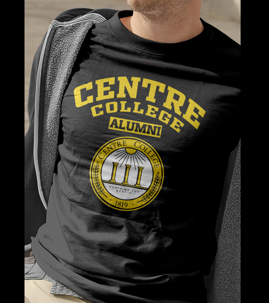 Centre College Alumni Doctrina Lux Mentis Seal 1819 T-Shirt