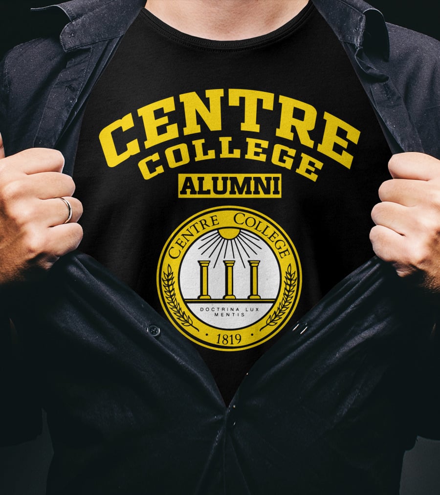 Centre College Alumni Doctrina Lux Mentis Seal 1819 T-Shirt