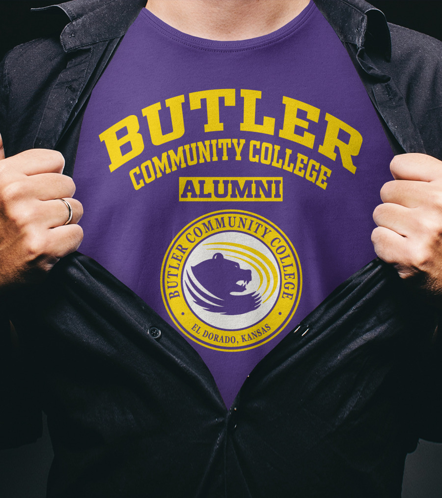 Butler Community College Alumni Bear Mascot El Dorado Kansas T-Shirt