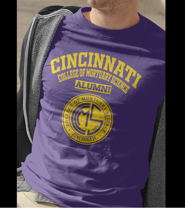 Cincinnati College Of Mortuary Science Alumni Emblem 1882 T-Shirt