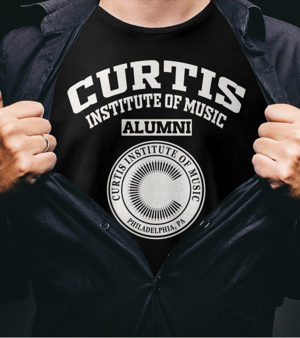 Curtis Institute Of Music Alumni Philadelphia PA Circle Emblem T-Shirt