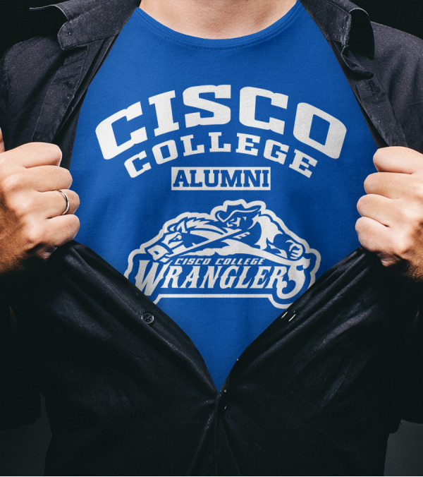 Cisco College Alumni Wrangler T-Shirt