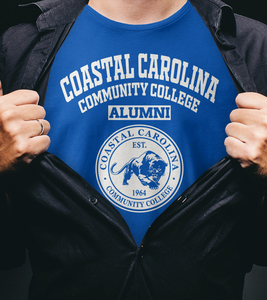 Coastal Carolina Community College Alumni Est. 1964 Panther T-Shirt