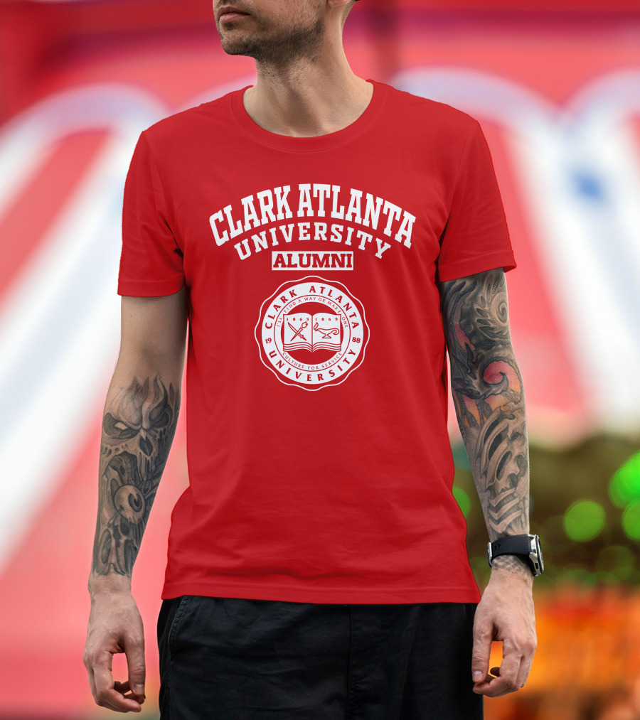 Clark Atlanta University Alumni Seal I'll Find a Way or Make One Culture for Service T-Shirt