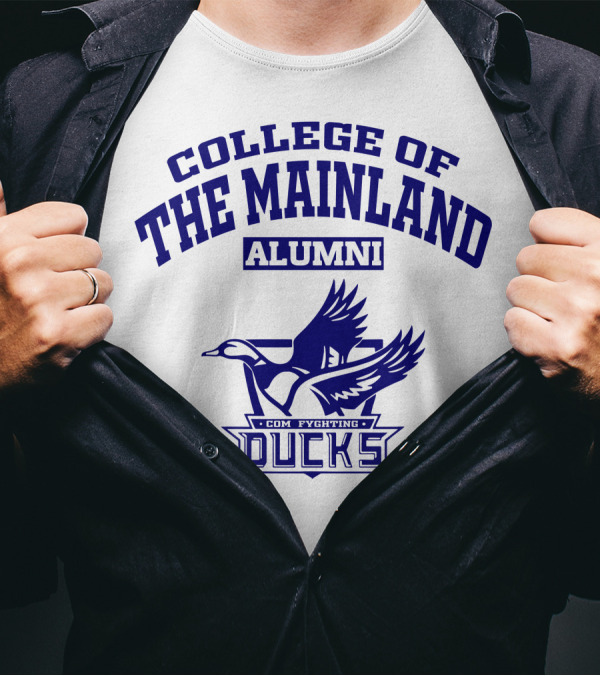 College Of The Mainland Alumni Com Fighting Ducks T-Shirt