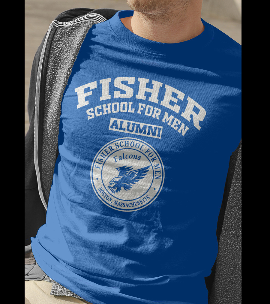 Fisher School For Men Alumni Boston Massachusetts Falcons T-Shirt