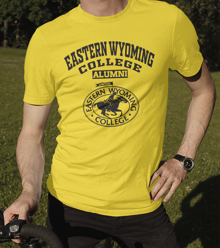 Eastern Wyoming College Alumni Lancers Rider T-Shirt