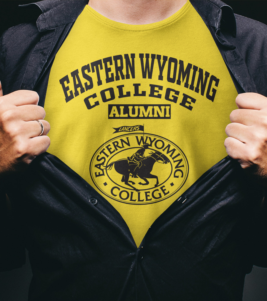 Eastern Wyoming College Alumni Lancers Rider T-Shirt