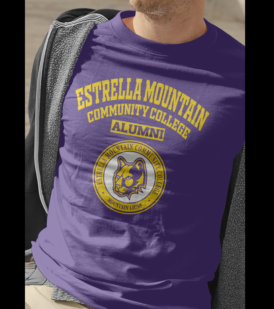 Estrella Mountain Community College Alumni Mountain Lions T-Shirt