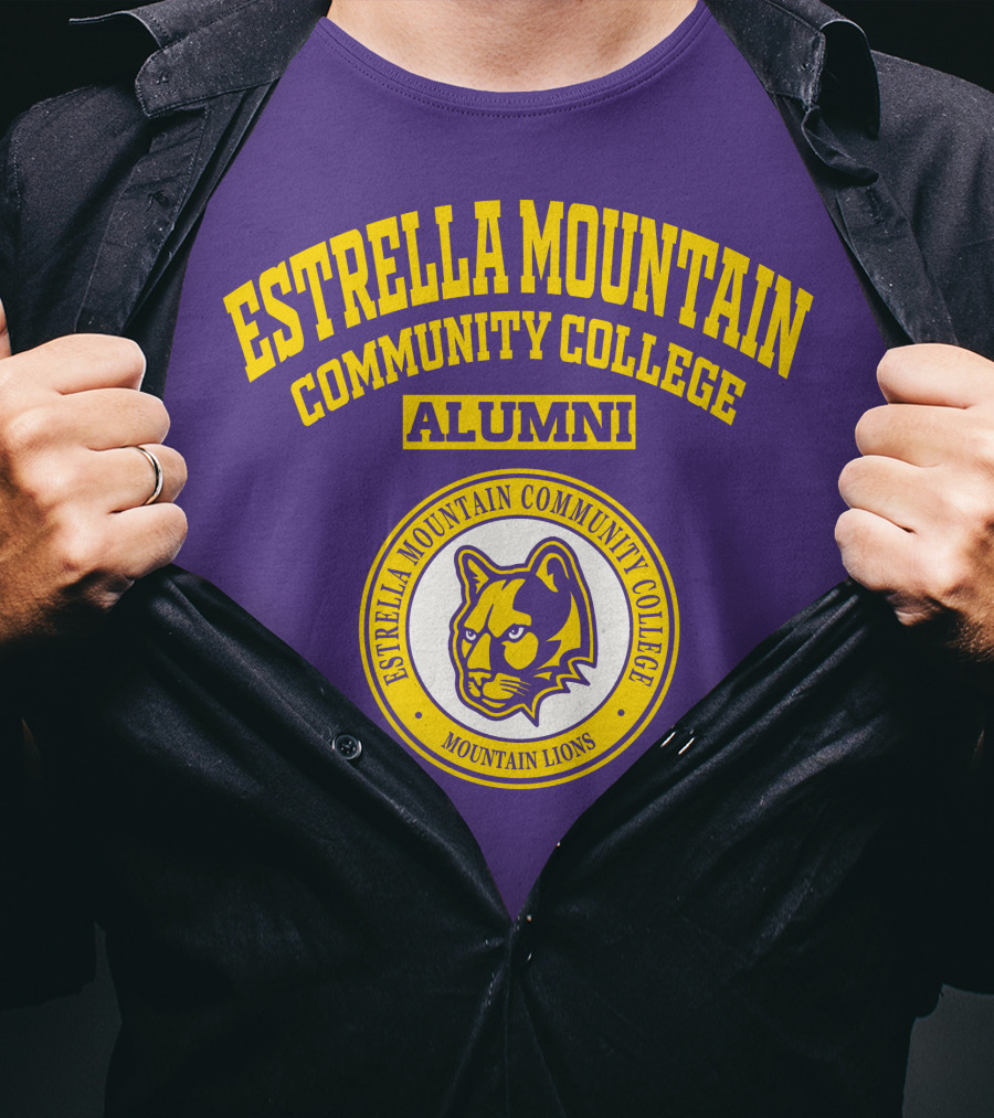 Estrella Mountain Community College Alumni Mountain Lions T-Shirt