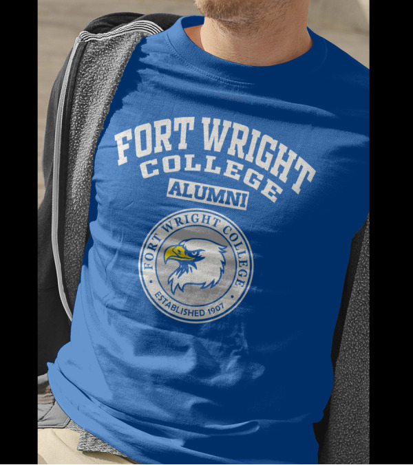 Fort Wright College Alumni Eagle Emblem Established 1907 T-Shirt