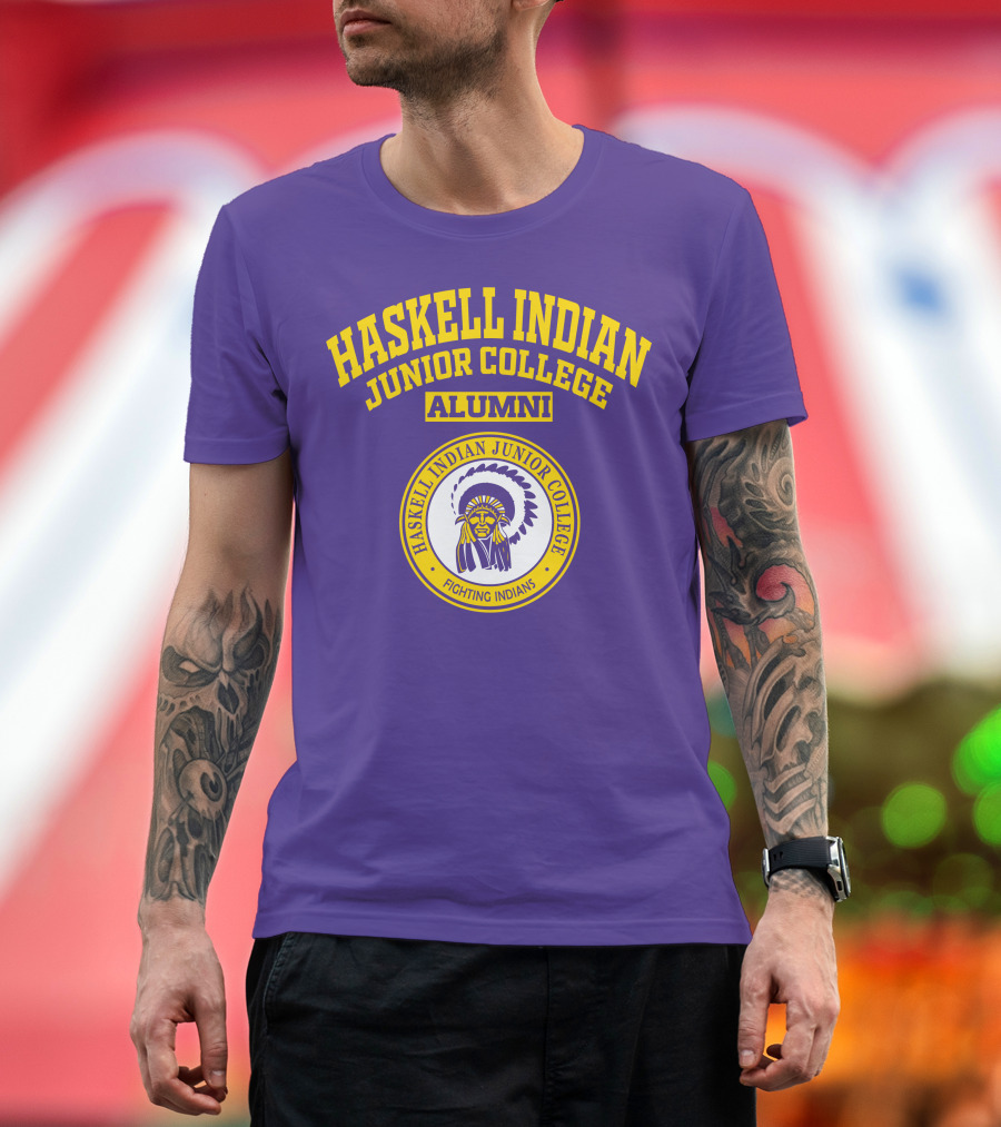 Haskell Indian Junior College Alumni Fighting Indians T-Shirt